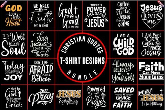 Christian Quotes T-Shirt Designs Bundle Review