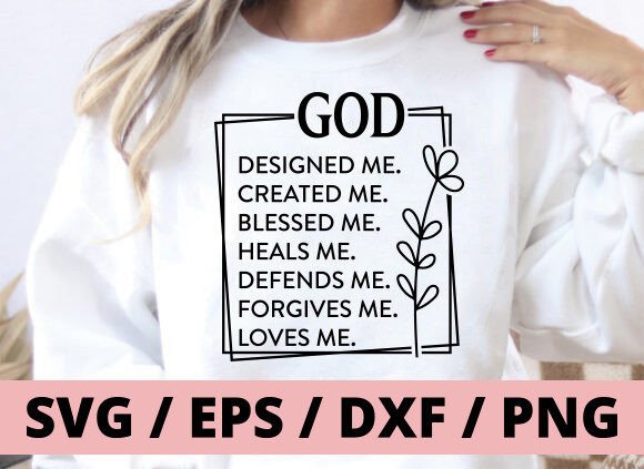 God SVG: Christian Graphics for T-Shirt Designs