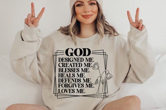 God SVG Christian Graphics for T-Shirt Designs