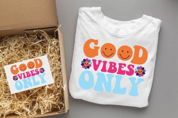 Good Vibes Only: Groovy Graphics for T-Shirt Designs