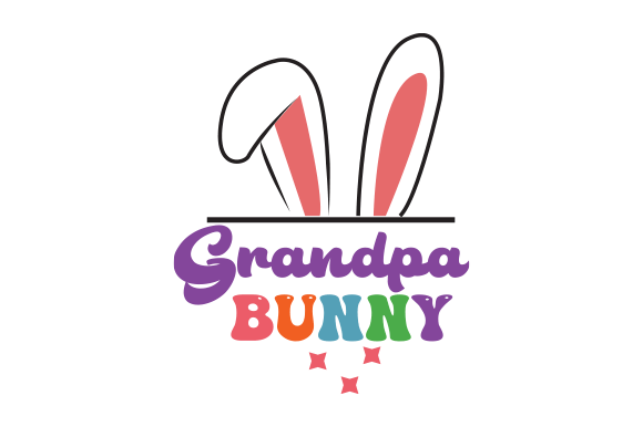 Grandpa Bunny SVG for Crafts & Graphics