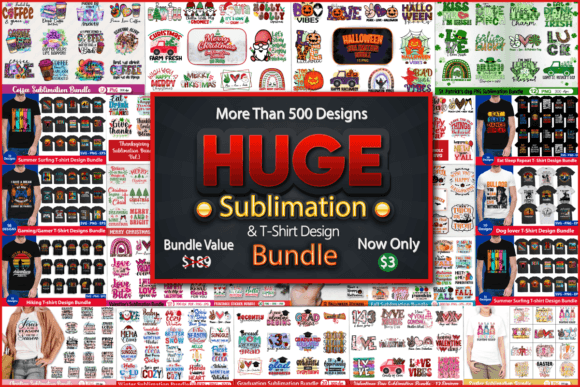 Huge Sublimation T-Shirt Design Bundle Review