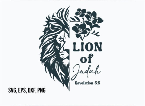Lion of Judah Svg: Christian Graphics & T-Shirt Designs