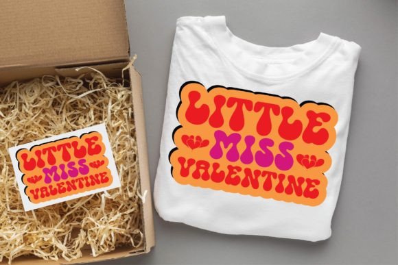 Little Miss Valentine Svg: Graphics & T-Shirt Designs