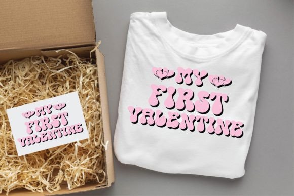My First Valentine Groovy Svg: Graphics & T-Shirt Designs Review