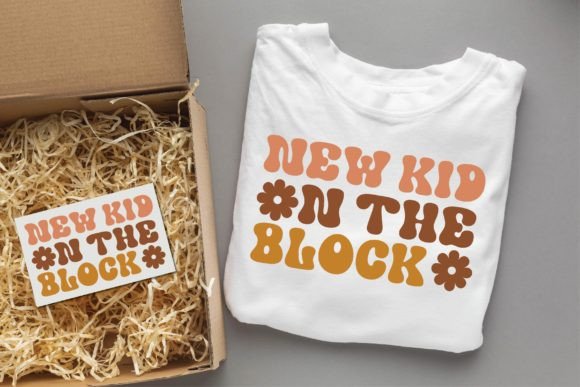 New Kid on the Block Groovy Svg Design Graphics