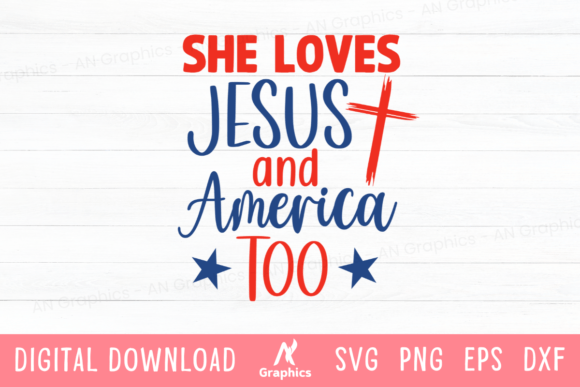 She Loves Jesus and America Too SVG Review
