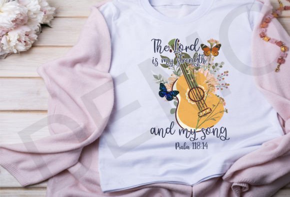 The LORD is My Strength Graphics for T-Shirt Designs